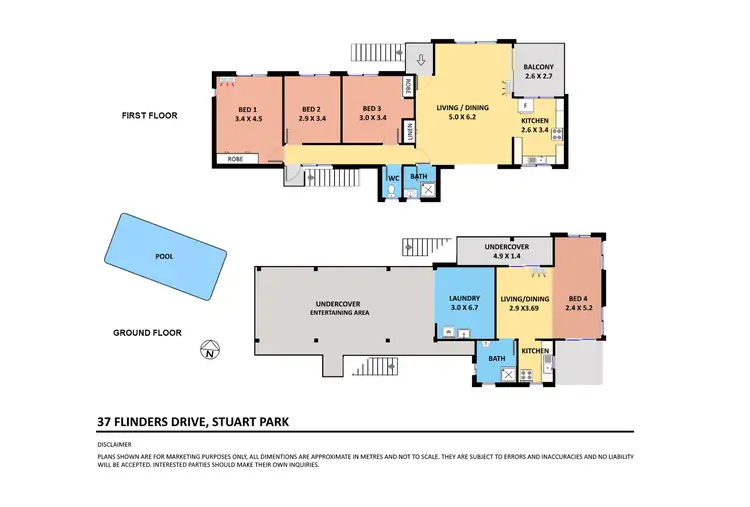 Floorplan of Homely house listing, 37 Flinders Drive, Stuart Park NT 820