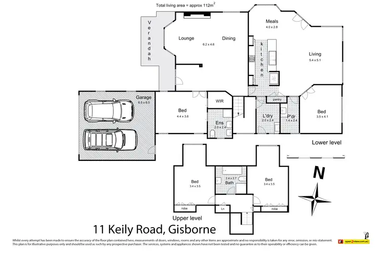 Floorplan of Homely house listing, 11 Keily Road, Gisborne VIC 3437