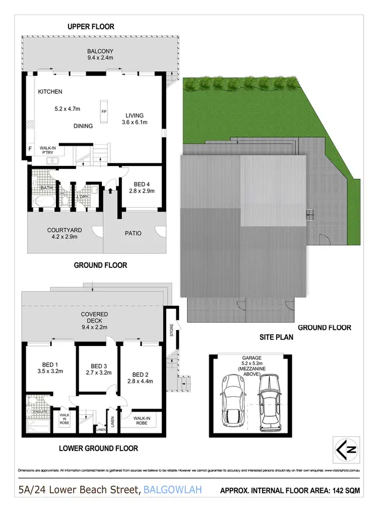 Floorplan of Homely house listing, 5A/24 Lower Beach Street, Balgowlah NSW 2093