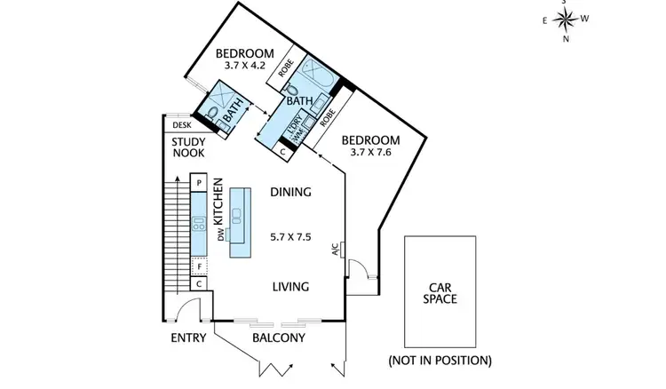 Floorplan of Homely apartment listing, 103/6 Butler Street, Camberwell VIC 3124