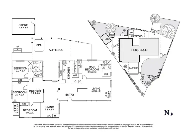 Floorplan of Homely house listing, 8 Haven Court, Mitcham VIC 3132