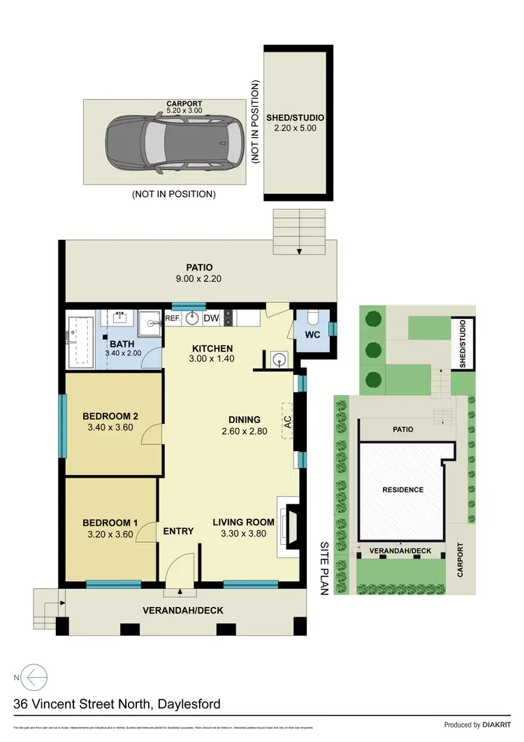 Floorplan of Homely house listing, Lot 1/36 Vincent Street North, Daylesford VIC 3460