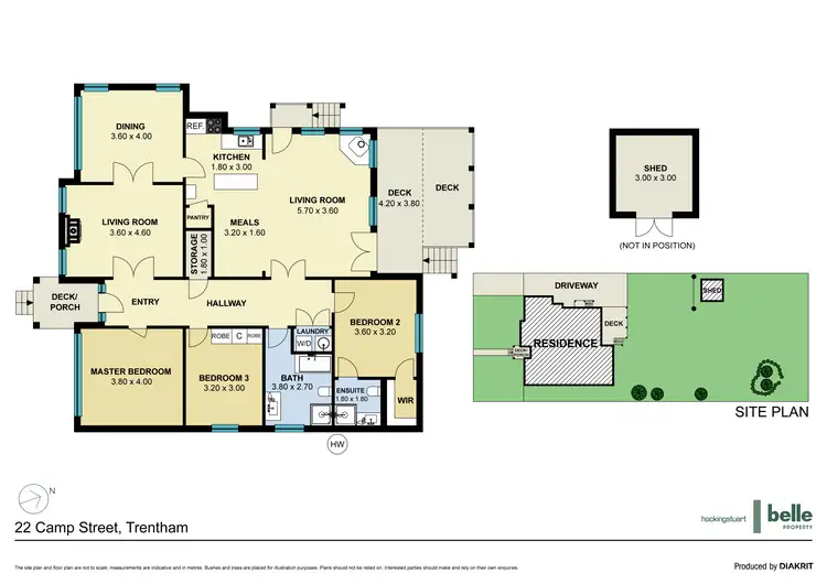 Floorplan of Homely house listing, 22 Camp Street, Trentham VIC 3458