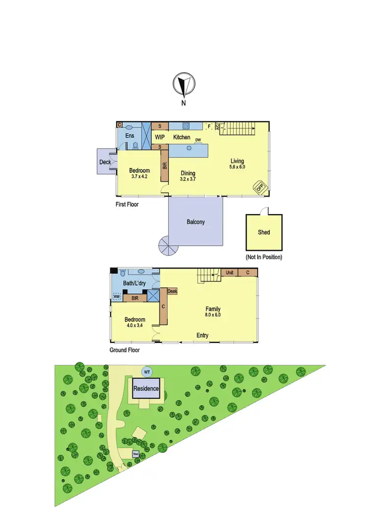 Floorplan of Homely house listing, 484 Henley Road, Bend Of Islands VIC 3097