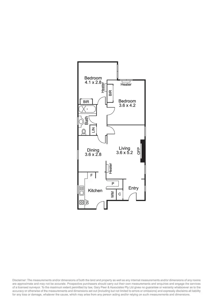 Floorplan of Homely apartment listing, 3/3 Robe Street, St Kilda VIC 3182