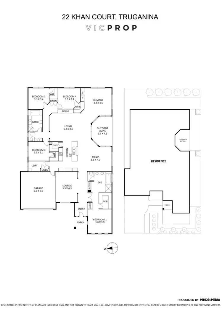 Floorplan of Homely house listing, 22 Khan Court, Truganina VIC 3029