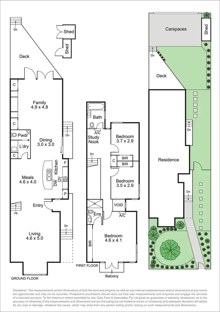Floorplan of Homely townhouse listing, 28A Carlton Street, Mckinnon VIC 3204