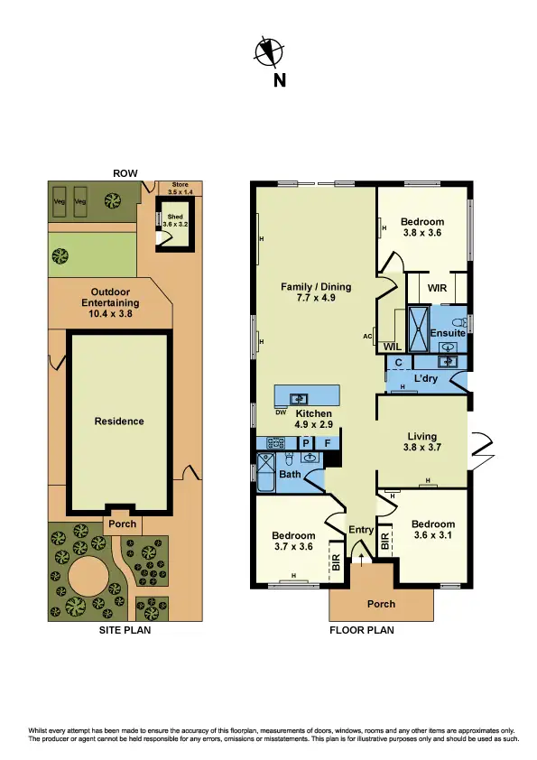 Floorplan of Homely house listing, 47 Hobson Street, Newport VIC 3015