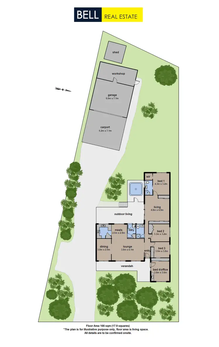 Floorplan of Homely house listing, 4 Mayview Drive, Monbulk VIC 3793