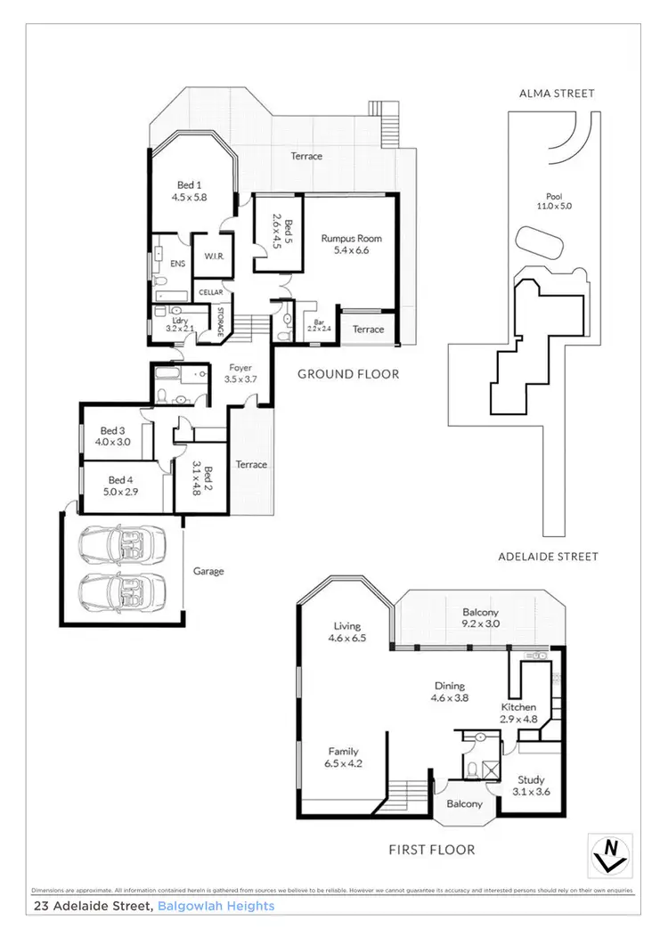 Floorplan of Homely house listing, 23 Adelaide Street, Balgowlah Heights NSW 2093
