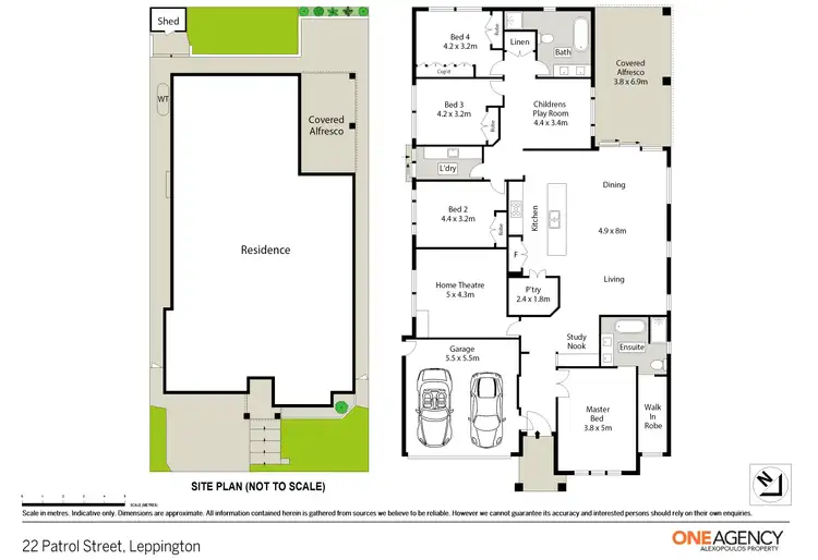 Floorplan of Homely house listing, 22 Patrol Street, Leppington NSW 2179