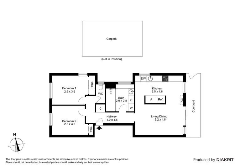 Floorplan of Homely apartment listing, 7/51 Union Street, Prahran VIC 3181
