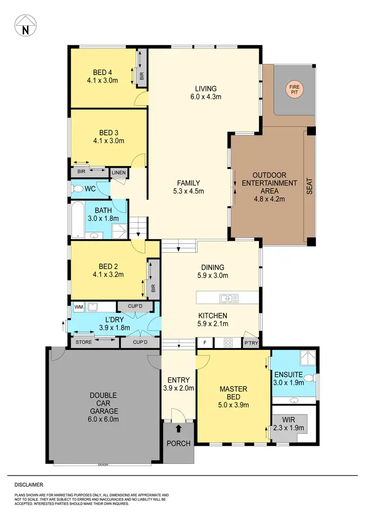 Floorplan of Homely house listing, 15 St Mirren Drive, Nerrina VIC 3350