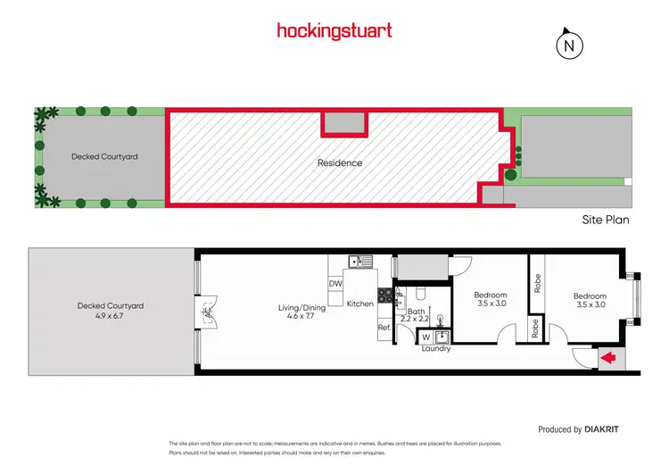 Floorplan of Homely house listing, 2/8 Hughes Street, Yarraville VIC 3013