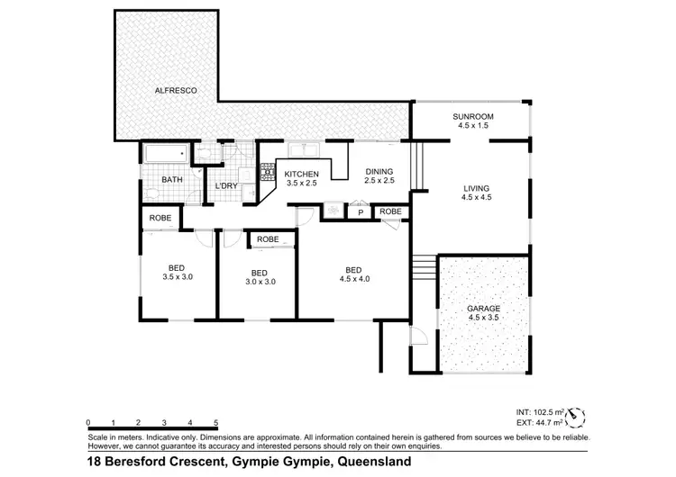 Floorplan of Homely house listing, 18 Beresford Crescent, Gympie QLD 4570