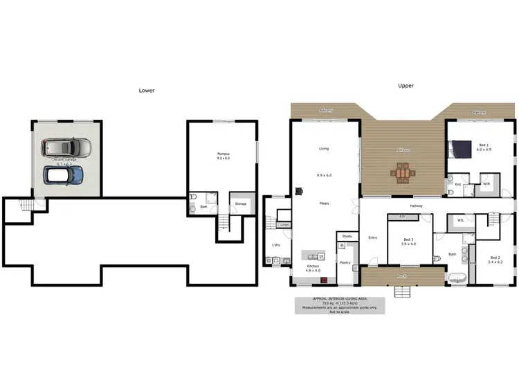 Floorplan of Homely house listing, 12-14 Shehan Drive, Beechworth VIC 3747