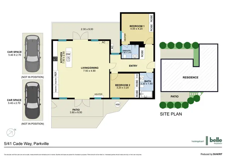 Floorplan of Homely townhouse listing, 5/41 Cade Way, Parkville VIC 3052