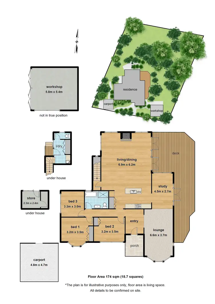 Floorplan of Homely house listing, 4 Glenfern Close, Upwey VIC 3158