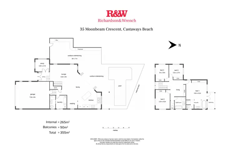 Floorplan of Homely house listing, 35 Moonbeam Crescent, Castaways Beach QLD 4567
