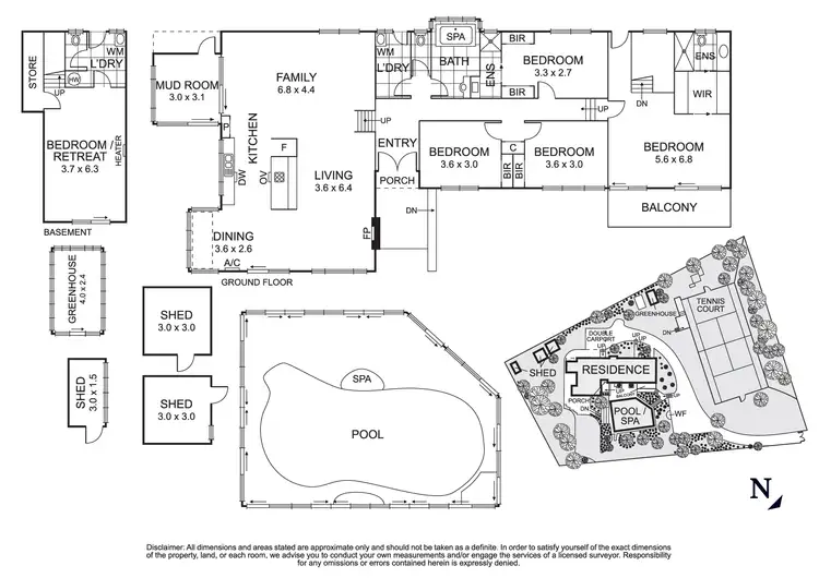 Floorplan of Homely house listing, 17 Beckett Road, Donvale VIC 3111