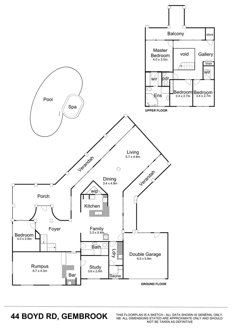 Floorplan of Homely house listing, 44 Boyd Road, Gembrook VIC 3783