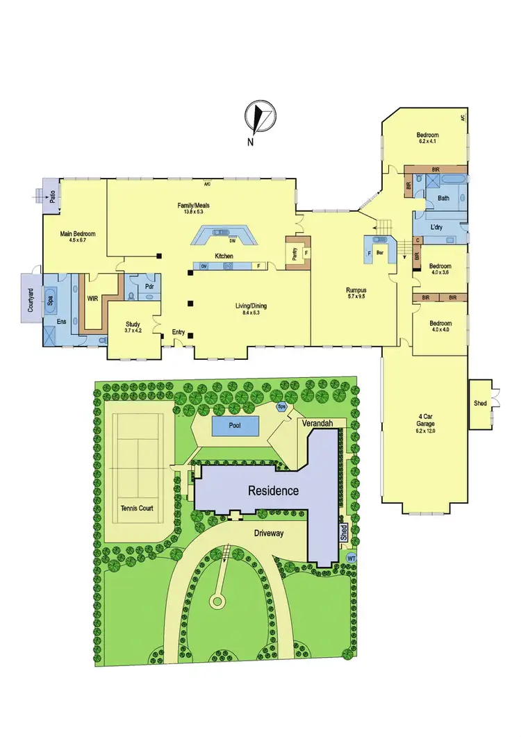Floorplan of Homely house listing, 10 Lakeside Drive, Lower Plenty VIC 3093