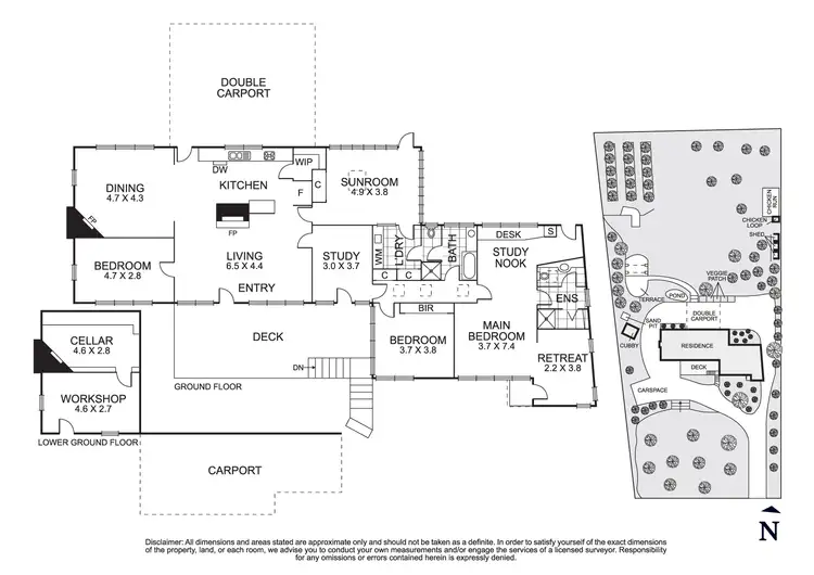 Floorplan of Homely house listing, 6 Haldane Road, Eltham VIC 3095