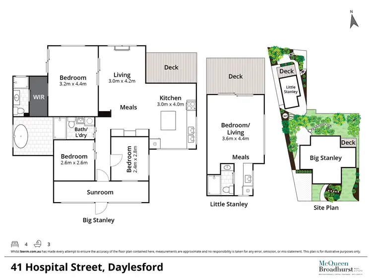Floorplan of Homely house listing, 41 Hospital Street, Daylesford VIC 3460