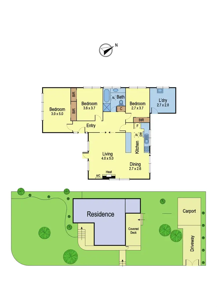 Floorplan of Homely house listing, 17 Elvin Street, Macleod VIC 3085