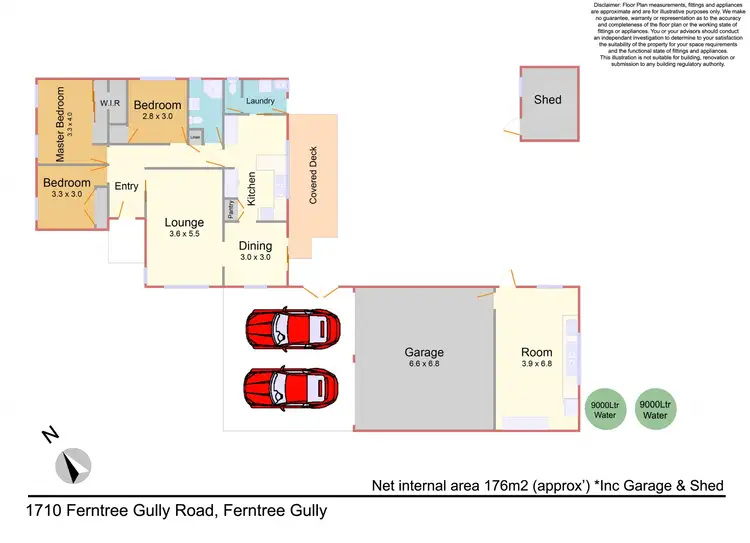 Floorplan of Homely house listing, 1710 Ferntree Gully Road, Ferntree Gully VIC 3156