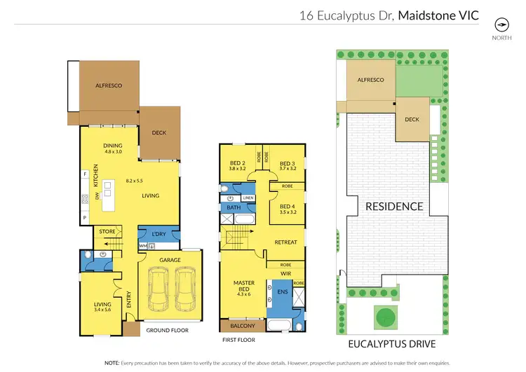 Floorplan of Homely house listing, 16 Eucalyptus Drive, Maidstone VIC 3012