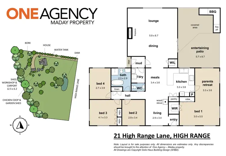 Floorplan of Homely rural property listing, 21 High Range Lane, High Range NSW 2575