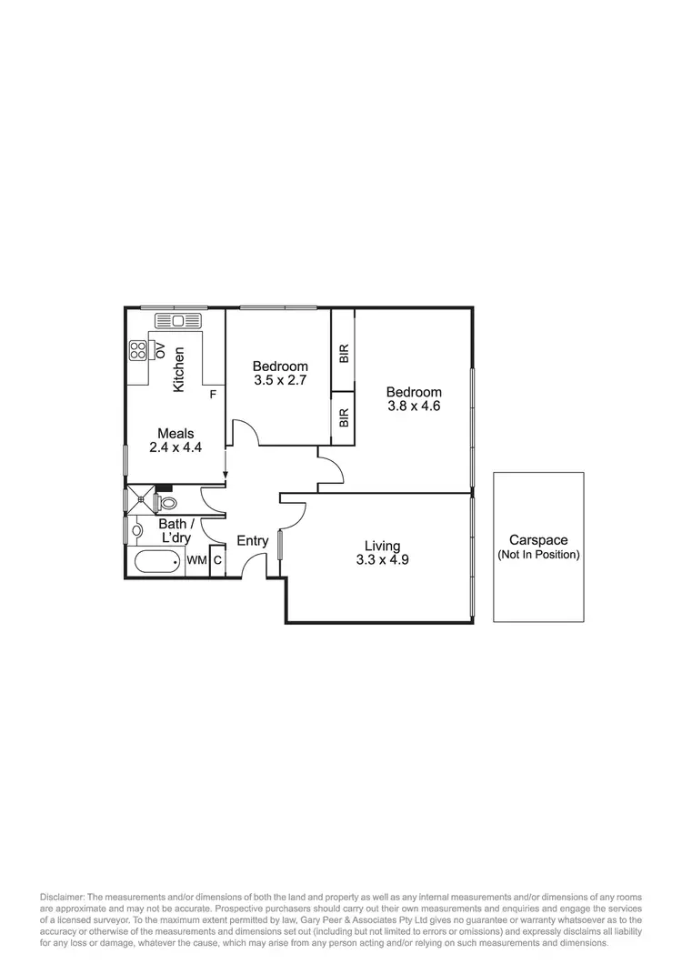 Floorplan of Homely apartment listing, 4/7 Brentwood Street, Bentleigh VIC 3204