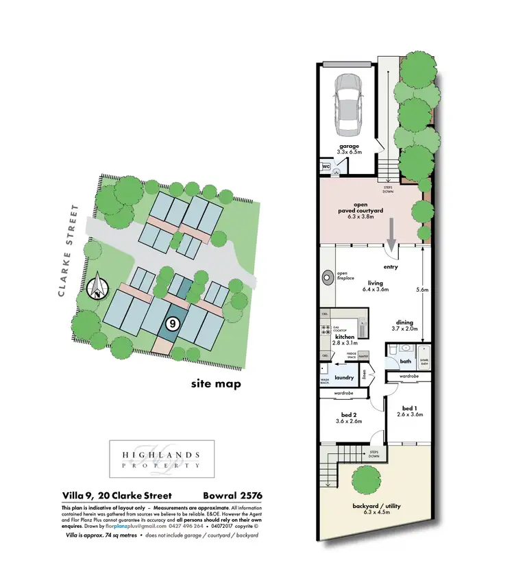 Floorplan of Homely unit listing, 9/20 Clarke Street, Bowral NSW 2576