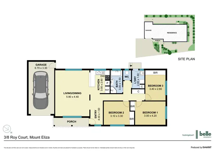 Floorplan of Homely unit listing, 3/8 Roy Court, Mount Eliza VIC 3930