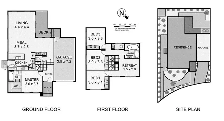 Floorplan of Homely townhouse listing, 2B Highview Drive, Doncaster VIC 3108