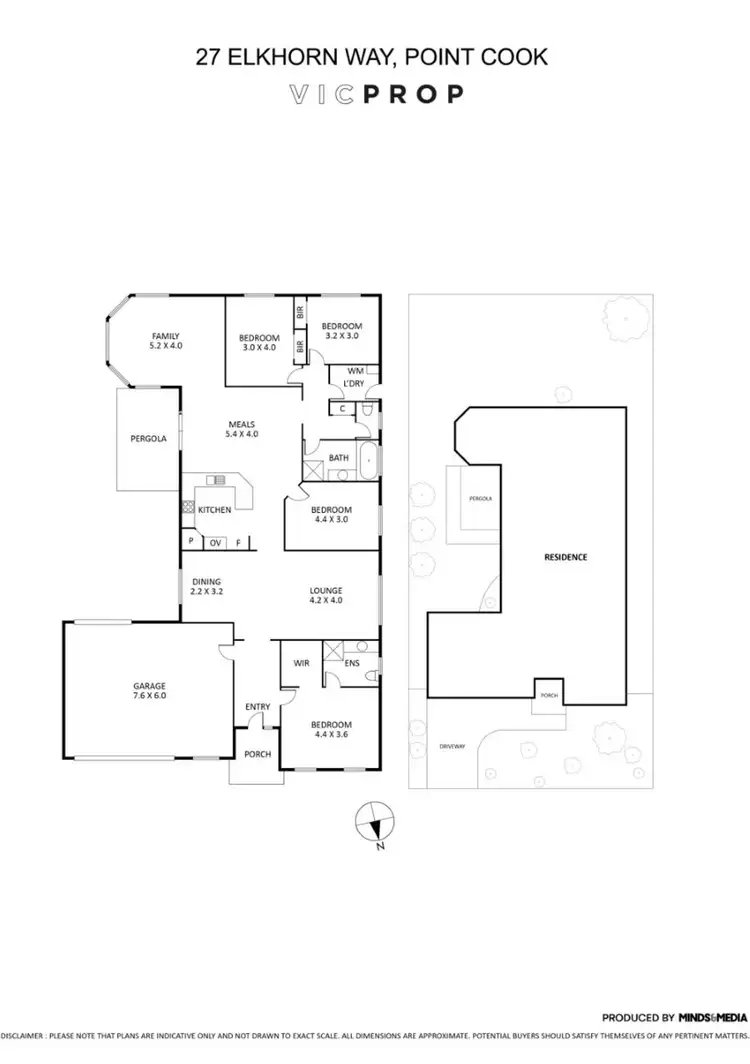 Floorplan of Homely house listing, 27 Elkhorn Way, Point Cook VIC 3030