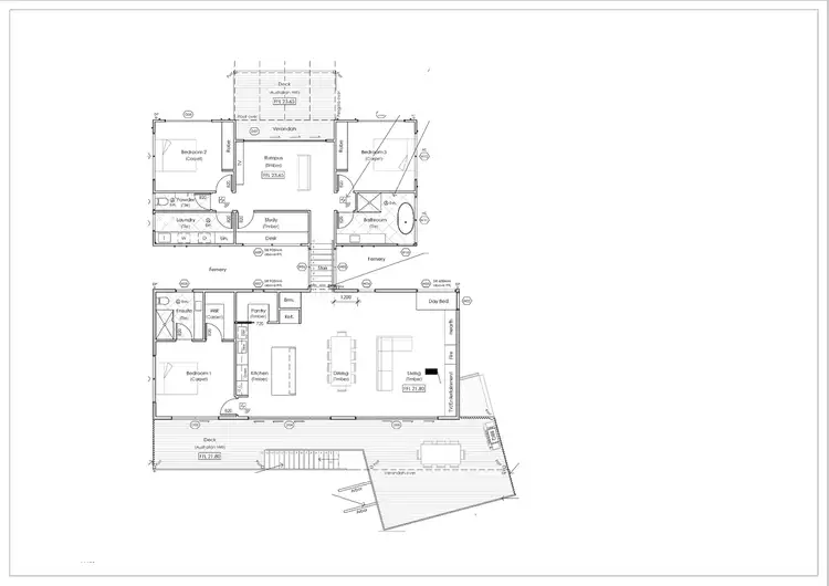 Floorplan of Homely house listing, 107 Brights Drive, Rye VIC 3941