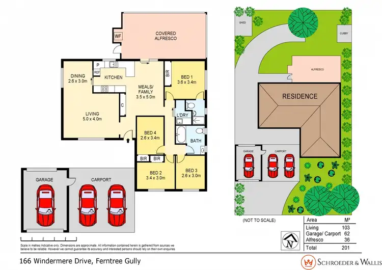Floorplan of Homely house listing, 166 Windermere Drive, Ferntree Gully VIC 3156