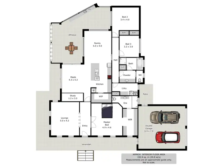 Floorplan of Homely house listing, 13 Fletcher Road, Beechworth VIC 3747