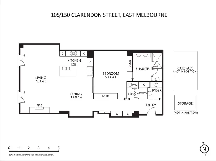 Floorplan of Homely apartment listing, 105/150 Clarendon Street, East Melbourne VIC 3002