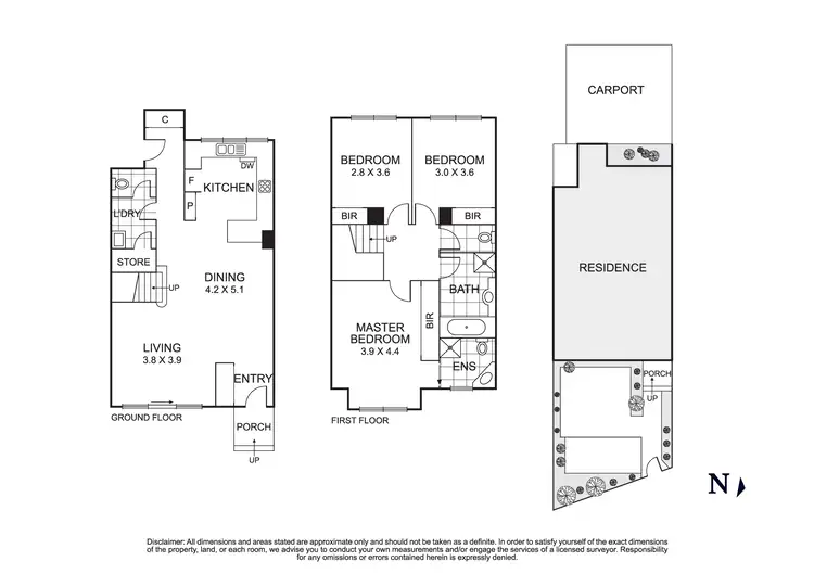 Floorplan of Homely unit listing, 3/64 Doncaster East Road, Mitcham VIC 3132