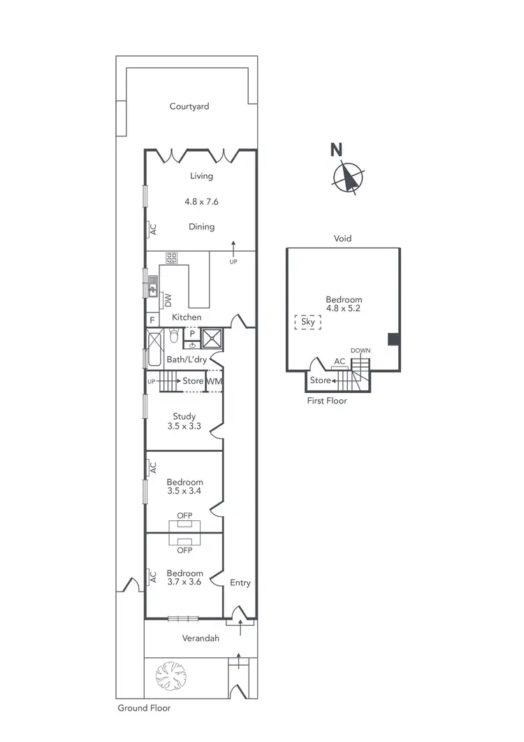 Floorplan of Homely house listing, 131 Somerset Street, Richmond VIC 3121