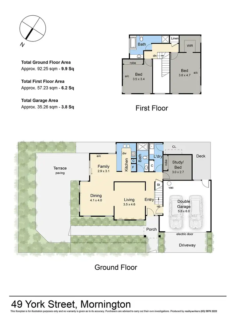 Floorplan of Homely house listing, 49 York Street, Mornington VIC 3931