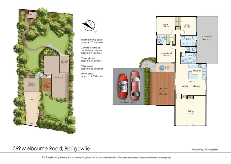 Floorplan of Homely house listing, 569 Melbourne Road, Blairgowrie VIC 3942
