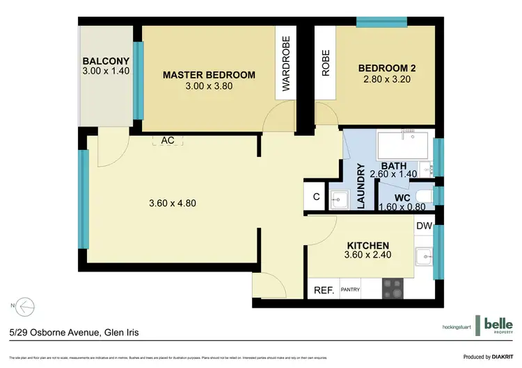 Floorplan of Homely unit listing, 5/29 Osborne Avenue, Glen Iris VIC 3146