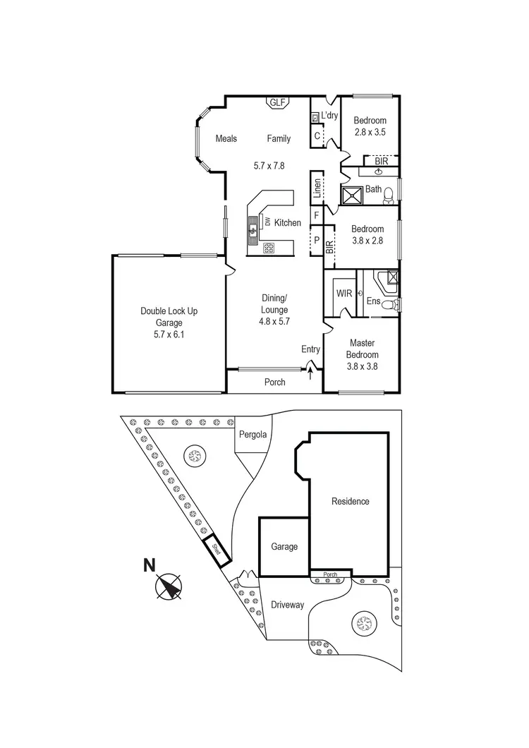 Floorplan of Homely house listing, 20 Williamson Close, Mordialloc VIC 3195