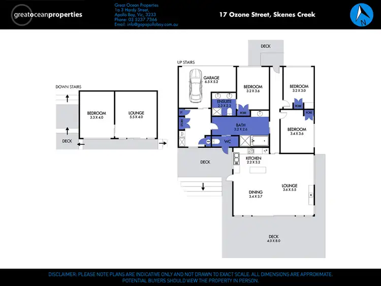 Floorplan of Homely house listing, 17 Ozone Street, Skenes Creek VIC 3233