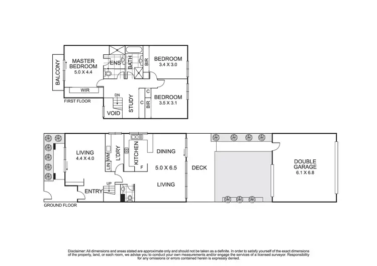 Floorplan of Homely townhouse listing, 20 Parkway Lane, Mitcham VIC 3132