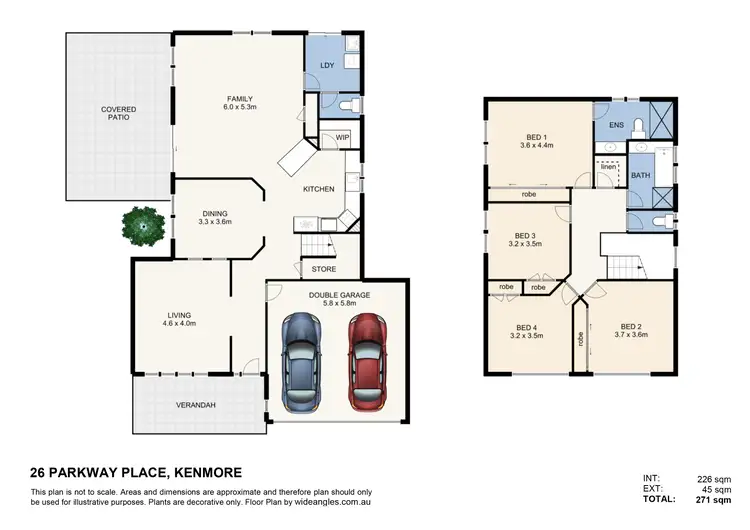 Floorplan of Homely house listing, 26 Parkway Place, Kenmore QLD 4069